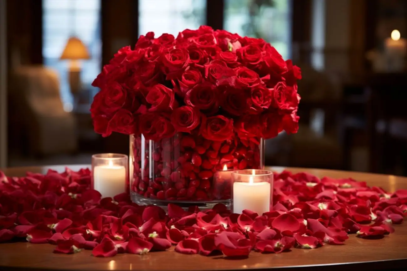 Buchet 101 trandafiri: eleganță și refined splendoare